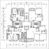 Residential layout plans - CAD Design | Download CAD Drawings | AutoCAD Blocks | AutoCAD Symbols | CAD Drawings | Architecture Details│Landscape Details | See more about AutoCAD, Cad Drawing and Architecture Details