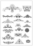 Ornamental Parts of Buildings 4 - CAD Design | Download CAD Drawings | AutoCAD Blocks | AutoCAD Symbols | CAD Drawings | Architecture Details│Landscape Details | See more about AutoCAD, Cad Drawing and Architecture Details