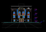 Building Elevation 11 - CAD Design | Download CAD Drawings | AutoCAD Blocks | AutoCAD Symbols | CAD Drawings | Architecture Details│Landscape Details | See more about AutoCAD, Cad Drawing and Architecture Details