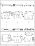 Sofa Cad Blocks Set - CAD Design | Download CAD Drawings | AutoCAD Blocks | AutoCAD Symbols | CAD Drawings | Architecture Details│Landscape Details | See more about AutoCAD, Cad Drawing and Architecture Details
