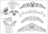 All Architectural decorative blocks V.5 - CAD Design | Download CAD Drawings | AutoCAD Blocks | AutoCAD Symbols | CAD Drawings | Architecture Details│Landscape Details | See more about AutoCAD, Cad Drawing and Architecture Details