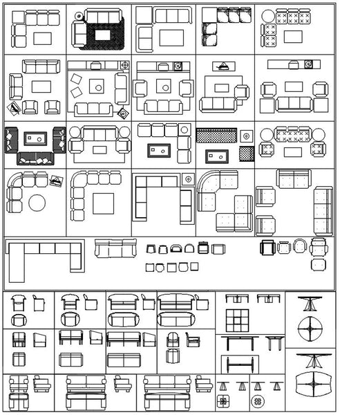 All Interior Design Blocks 4 | CAD Download – CAD Design | Free CAD ...