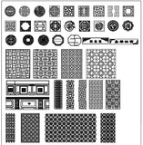 Over 500+ Chinese Decorative elements-Frame,Pattern,Border,Door,Windows,Roof,Lattice,Carved Wood - CAD Design | Download CAD Drawings | AutoCAD Blocks | AutoCAD Symbols | CAD Drawings | Architecture Details│Landscape Details | See more about AutoCAD, Cad Drawing and Architecture Details