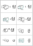 Cabinets Cad - CAD Design | Download CAD Drawings | AutoCAD Blocks | AutoCAD Symbols | CAD Drawings | Architecture Details│Landscape Details | See more about AutoCAD, Cad Drawing and Architecture Details
