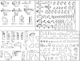 Over 1200+ Decorative Elements,Crown molding,Chair-rail,Door Trim,Skirting Board,Corner Post,Plain Molding - CAD Design | Download CAD Drawings | AutoCAD Blocks | AutoCAD Symbols | CAD Drawings | Architecture Details│Landscape Details | See more about AutoCAD, Cad Drawing and Architecture Details