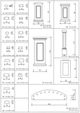 Over 1200+ Decorative Elements,Crown molding,Chair-rail,Door Trim,Skirting Board,Corner Post,Plain Molding - CAD Design | Download CAD Drawings | AutoCAD Blocks | AutoCAD Symbols | CAD Drawings | Architecture Details│Landscape Details | See more about AutoCAD, Cad Drawing and Architecture Details