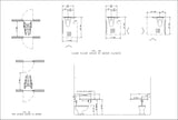 Accessibility Facilities Drawings V2 - CAD Design | Download CAD Drawings | AutoCAD Blocks | AutoCAD Symbols | CAD Drawings | Architecture Details│Landscape Details | See more about AutoCAD, Cad Drawing and Architecture Details