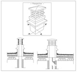 Roof Details V2 - CAD Design | Download CAD Drawings | AutoCAD Blocks | AutoCAD Symbols | CAD Drawings | Architecture Details│Landscape Details | See more about AutoCAD, Cad Drawing and Architecture Details