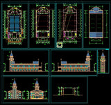 Cathedrals and Church  2 - CAD Design | Download CAD Drawings | AutoCAD Blocks | AutoCAD Symbols | CAD Drawings | Architecture Details│Landscape Details | See more about AutoCAD, Cad Drawing and Architecture Details