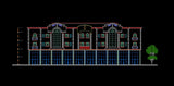 Building Elevation 3 - CAD Design | Download CAD Drawings | AutoCAD Blocks | AutoCAD Symbols | CAD Drawings | Architecture Details│Landscape Details | See more about AutoCAD, Cad Drawing and Architecture Details