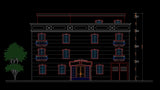 Building Elevation 6 - CAD Design | Download CAD Drawings | AutoCAD Blocks | AutoCAD Symbols | CAD Drawings | Architecture Details│Landscape Details | See more about AutoCAD, Cad Drawing and Architecture Details
