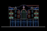 Building Elevation 8 - CAD Design | Download CAD Drawings | AutoCAD Blocks | AutoCAD Symbols | CAD Drawings | Architecture Details│Landscape Details | See more about AutoCAD, Cad Drawing and Architecture Details