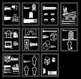 Ornamental Parts of Buildings 7 - CAD Design | Download CAD Drawings | AutoCAD Blocks | AutoCAD Symbols | CAD Drawings | Architecture Details│Landscape Details | See more about AutoCAD, Cad Drawing and Architecture Details