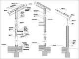 Wood Structure Details - CAD Design | Download CAD Drawings | AutoCAD Blocks | AutoCAD Symbols | CAD Drawings | Architecture Details│Landscape Details | See more about AutoCAD, Cad Drawing and Architecture Details