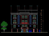 Building Elevation 7 - CAD Design | Download CAD Drawings | AutoCAD Blocks | AutoCAD Symbols | CAD Drawings | Architecture Details│Landscape Details | See more about AutoCAD, Cad Drawing and Architecture Details