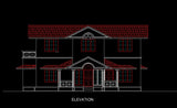 Building Elevation 10 - CAD Design | Download CAD Drawings | AutoCAD Blocks | AutoCAD Symbols | CAD Drawings | Architecture Details│Landscape Details | See more about AutoCAD, Cad Drawing and Architecture Details