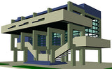 Lovell Beach House--Rudolf Schindler - CAD Design | Download CAD Drawings | AutoCAD Blocks | AutoCAD Symbols | CAD Drawings | Architecture Details│Landscape Details | See more about AutoCAD, Cad Drawing and Architecture Details